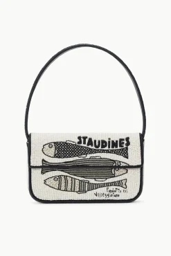 TOMMY BEADED BAG  STAUDINES CREAM