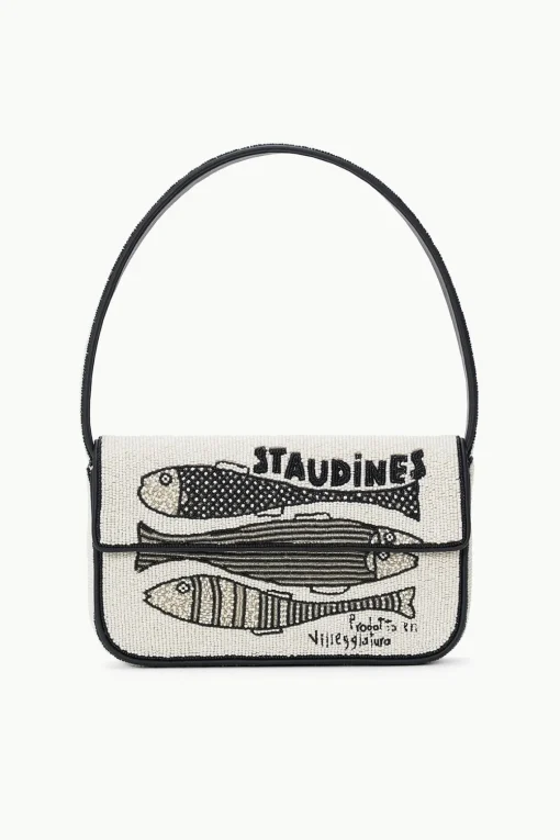 TOMMY BEADED BAG  STAUDINES CREAM