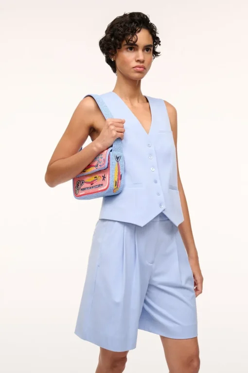 TOMMY BEADED BAG  STAUDINES PINK