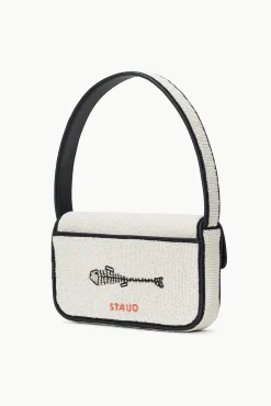 TOMMY BEADED BAG  STAUDINES CREAM