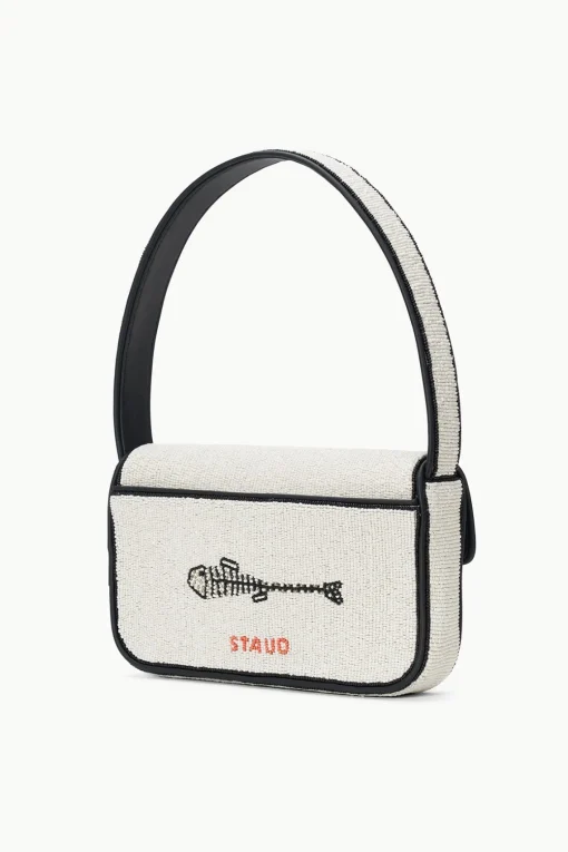 TOMMY BEADED BAG  STAUDINES CREAM
