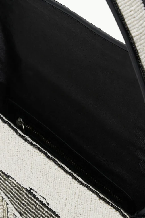TOMMY BEADED BAG  STAUDINES CREAM