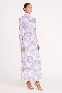 TREY SKIRT  ANTIQUE PRESSED FLOWERS