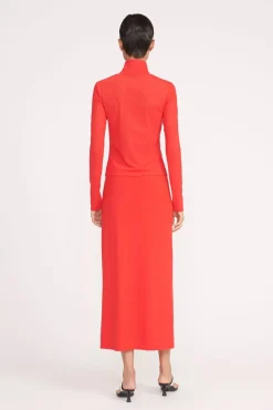 TREY SKIRT  RED ROSE