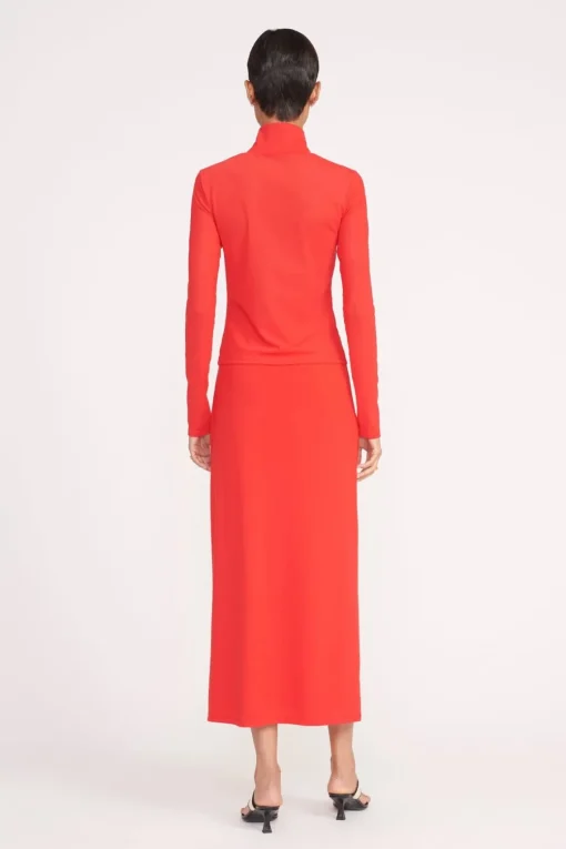 TREY SKIRT  RED ROSE