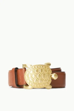 TURTLE BELT  TAN