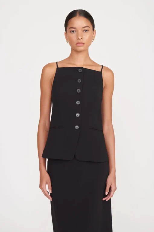 UNA TOP  BLACK