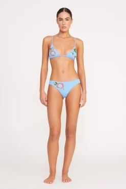 VAL BIKINI TOP  DIAMOND ROSE