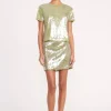 VEDETTE SKIRT  GARDEN MOSS