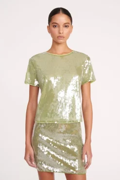 VEDETTE SKIRT  GARDEN MOSS