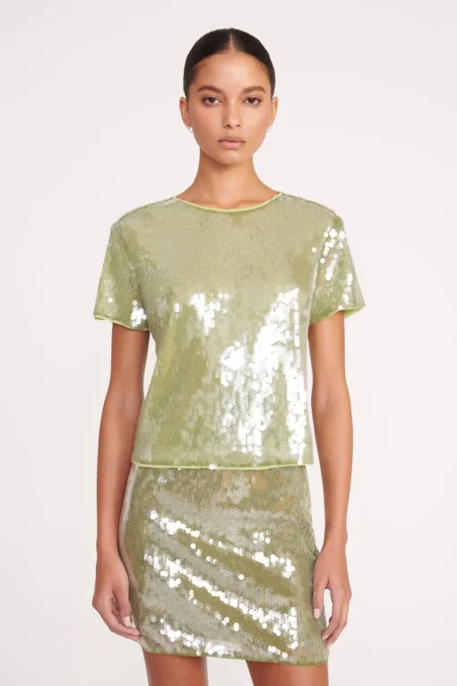 VEDETTE SKIRT  GARDEN MOSS