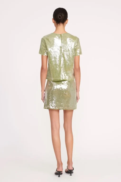 VEDETTE SKIRT  GARDEN MOSS