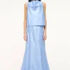 VINCENZO SKIRT  PERIWINKLE