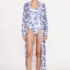 VITA DRESS  BLUE TOILE