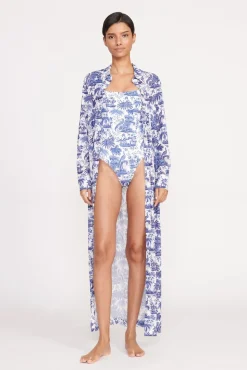VITA DRESS  BLUE TOILE