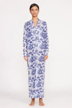 VITA DRESS  BLUE TOILE