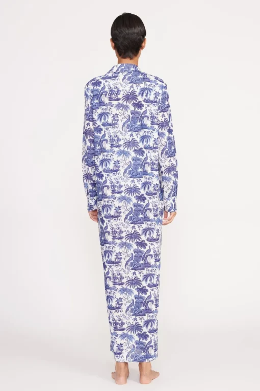 VITA DRESS  BLUE TOILE