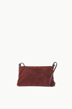VIVI CROSSBODY BAG  MAHOGANY SUEDE