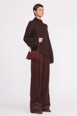 VIVI CROSSBODY BAG  MAHOGANY SUEDE