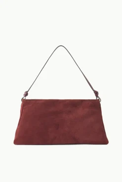 VIVI SHOULDER BAG  MAHOGANY SUEDE