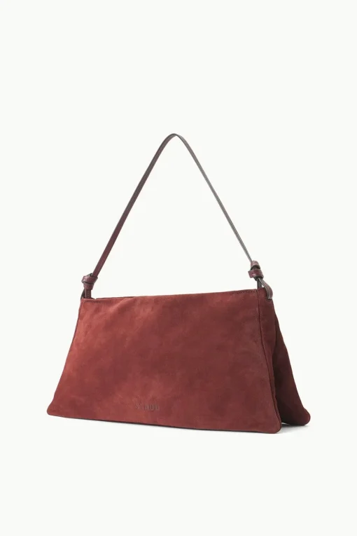 VIVI SHOULDER BAG  MAHOGANY SUEDE