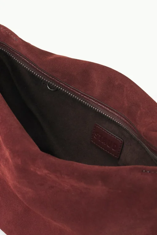 VIVI SHOULDER BAG  MAHOGANY SUEDE
