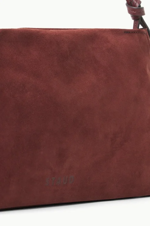 VIVI SHOULDER BAG  MAHOGANY SUEDE