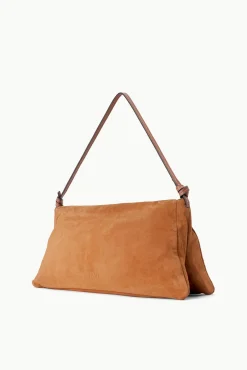 VIVI SHOULDER BAG  TAN SUEDE