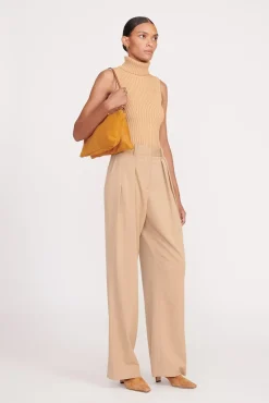VIVI SHOULDER BAG  TAN SUEDE
