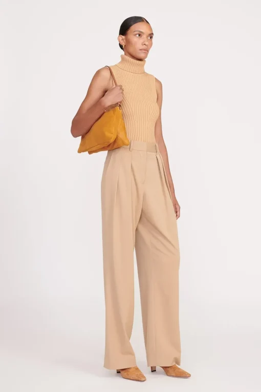 VIVI SHOULDER BAG  TAN SUEDE