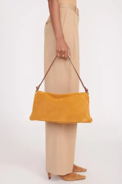 VIVI SHOULDER BAG  TAN SUEDE