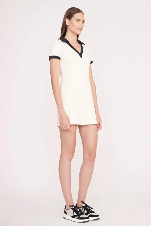 VOLLEY DRESS  IVORY BLACK