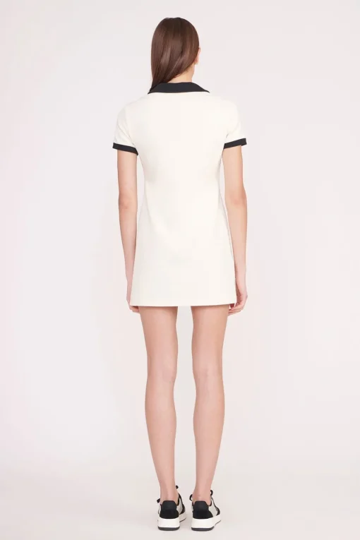 VOLLEY DRESS  IVORY BLACK