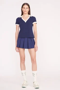 VOLLEY TOP  NAVY IVORY
