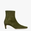 WALLY ANKLE BOOT  OLIVE SUEDE