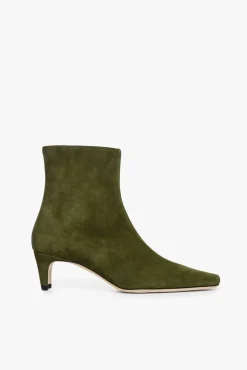 WALLY ANKLE BOOT  OLIVE SUEDE