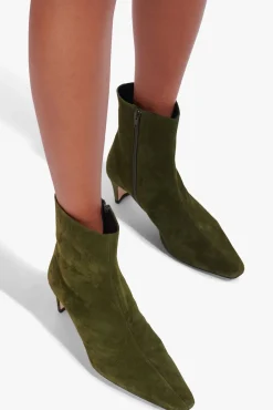 WALLY ANKLE BOOT  OLIVE SUEDE