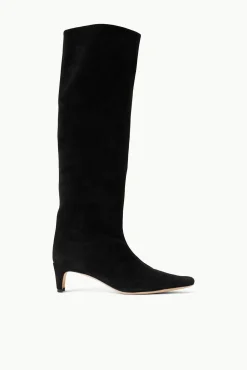WALLY BOOT  BLACK SUEDE
