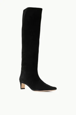 WALLY BOOT  BLACK SUEDE