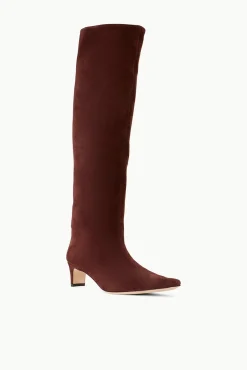 WALLY BOOT  MAHOGANY SUEDE