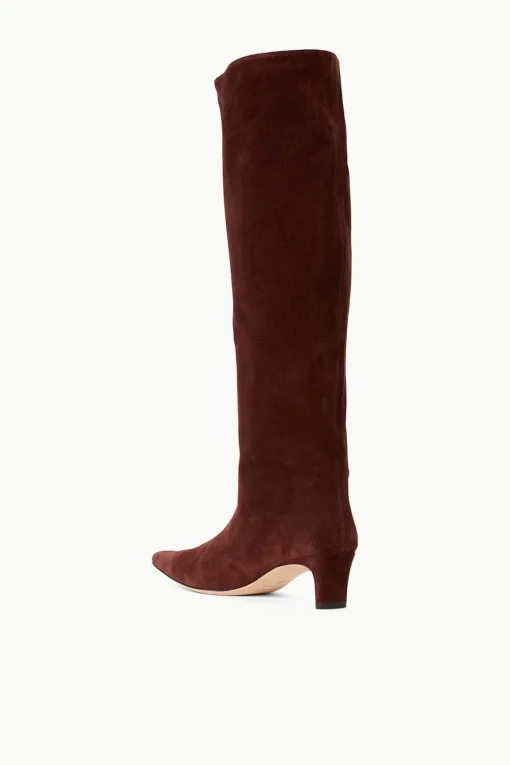 WALLY BOOT  MAHOGANY SUEDE