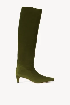 WALLY BOOT  OLIVE SUEDE