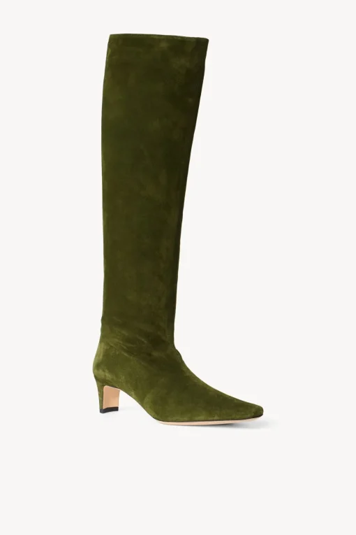 WALLY BOOT  OLIVE SUEDE