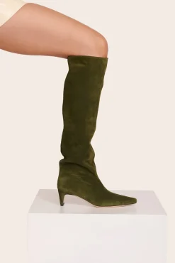 WALLY BOOT  OLIVE SUEDE