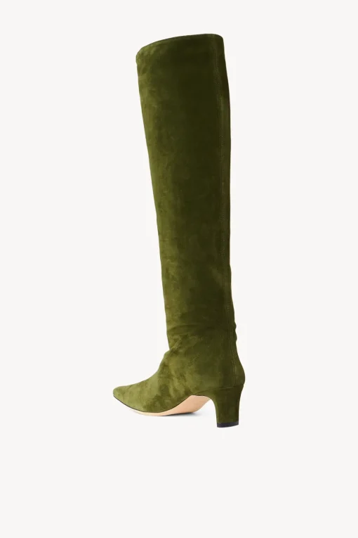 WALLY BOOT  OLIVE SUEDE