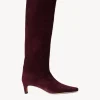 WALLY BOOT  PLUM SUEDE