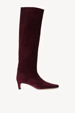 WALLY BOOT  PLUM SUEDE