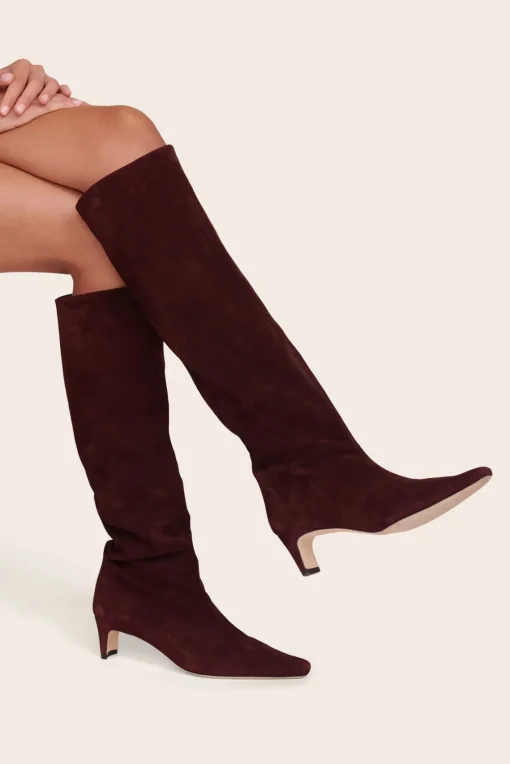 WALLY BOOT  PLUM SUEDE