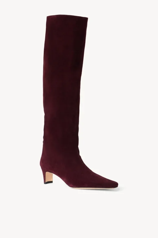 WALLY BOOT  PLUM SUEDE