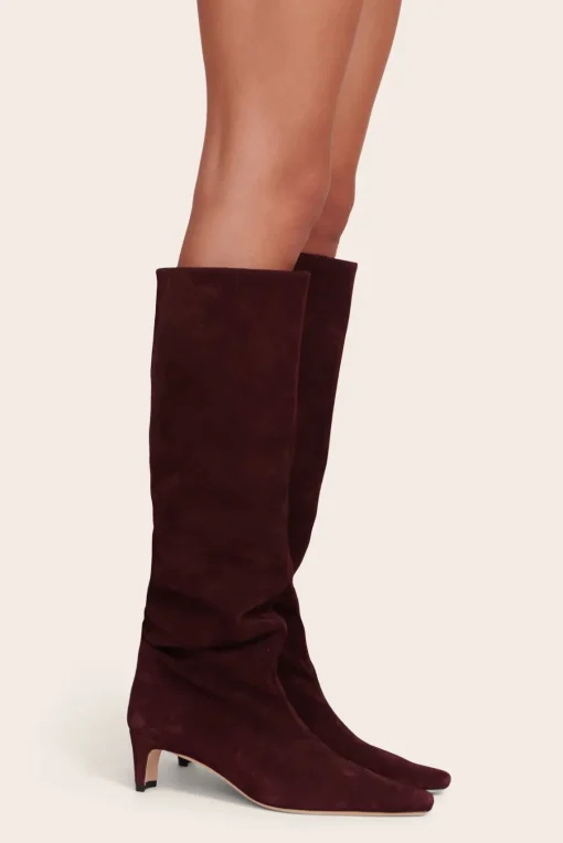 WALLY BOOT  PLUM SUEDE